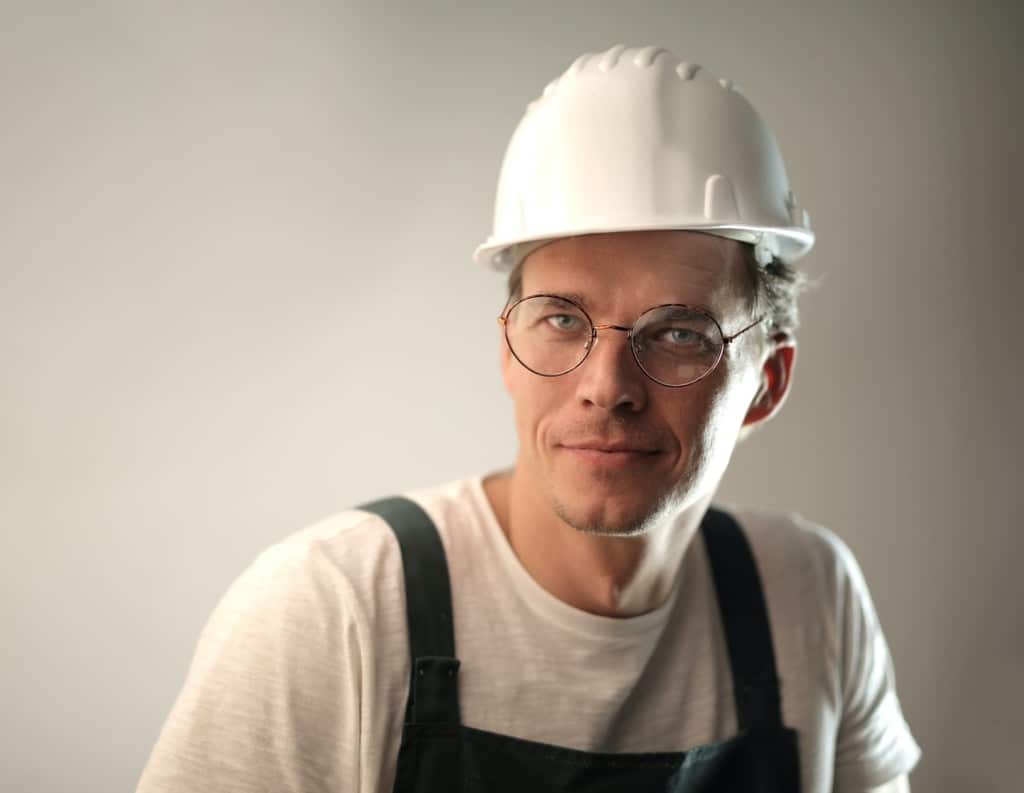 man in hard hat