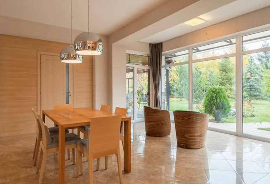 modern dining room