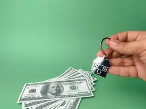 dollar bill keychain