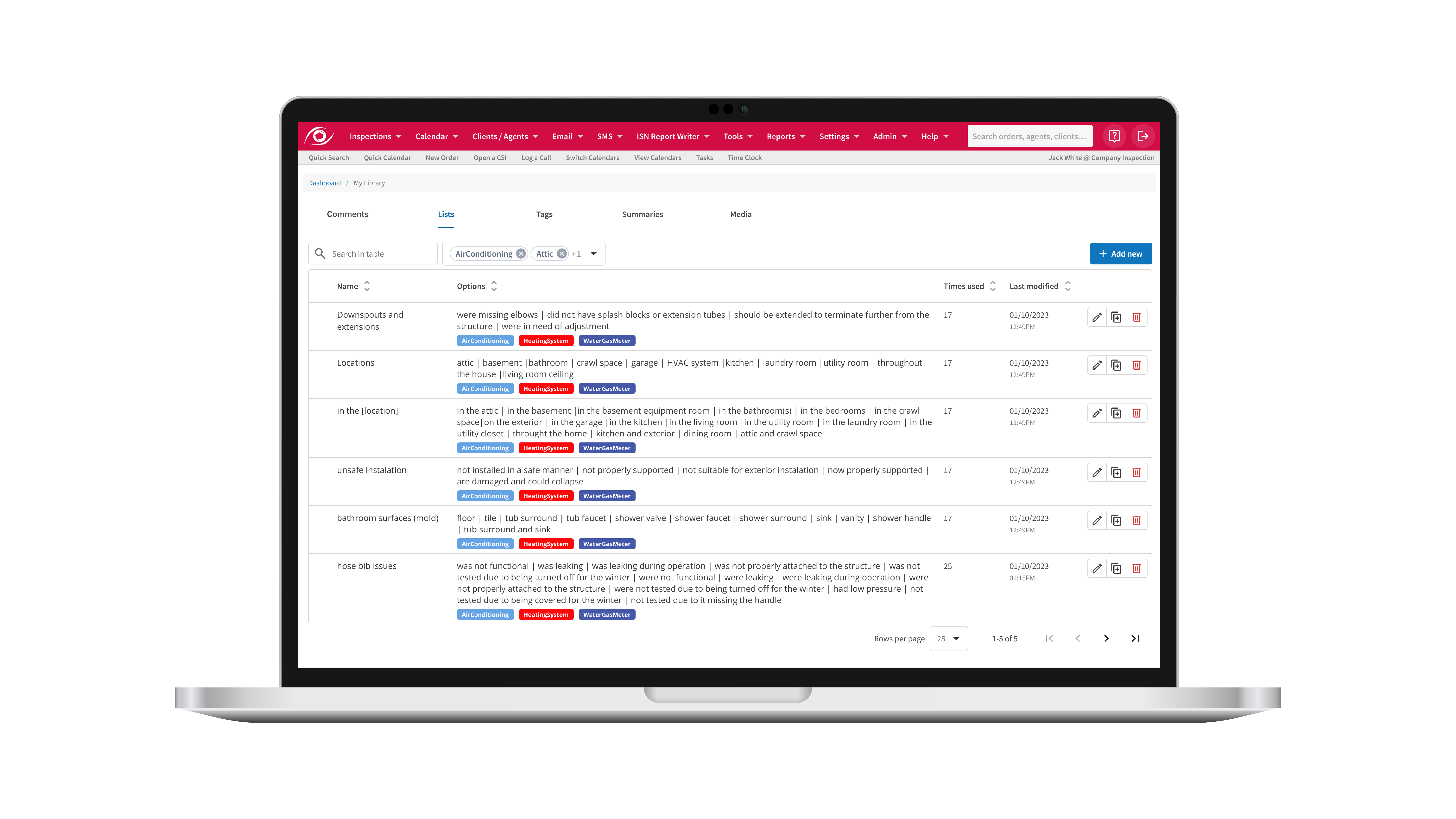 Global Lists bring clarity, speed, and structure to the ISN Report Writer