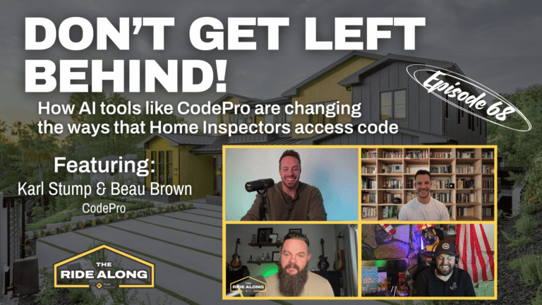 The Ride Along Episode 68 - Building codes and home inspection