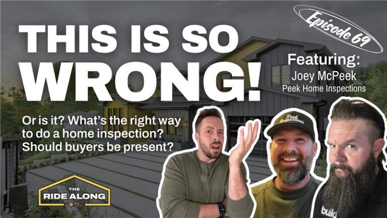 The Ride Along home inspection podcast - Episode 69