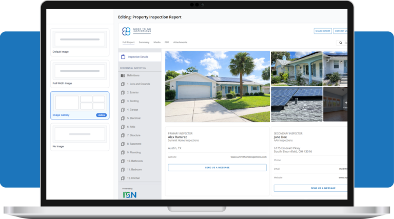 ISN Report Designer - home inspection software