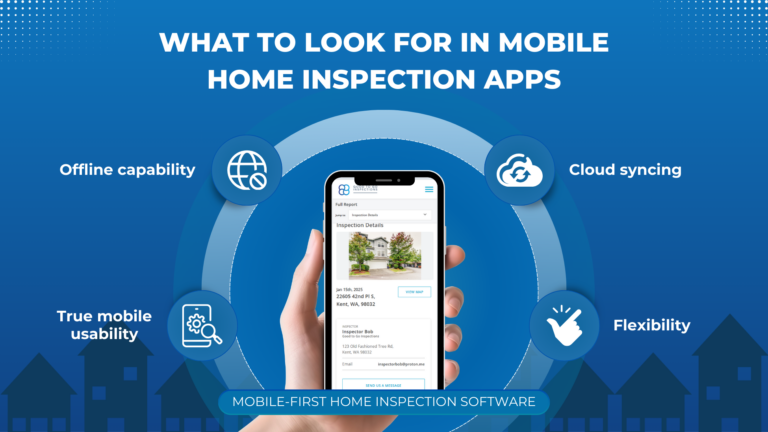 Mobile home inspection software from Inspection Support Network