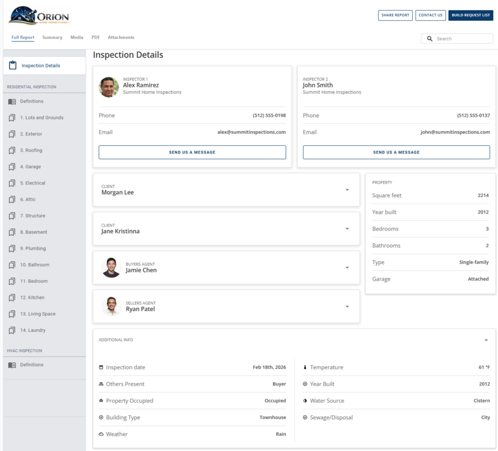 ISN Report Designer - Structured multi-card layout style 1