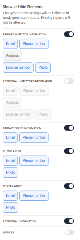 ISN Report Designer - visibility toggles