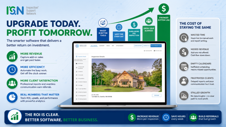The ROI of upgrading your home inspection software