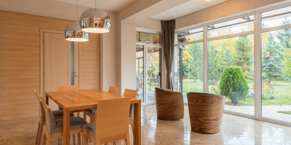 modern dining room